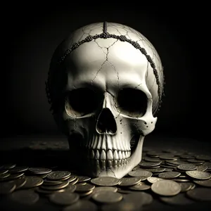 Spooky Skull Mask: Terrifying Pirate Disguise for Halloween
