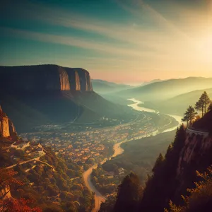 Southwest Wonderland: Majestic Canyon Rim at Sunset.