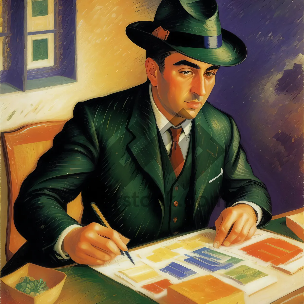 Picture of Corporate professionals collaborating in a productive office setting.