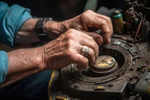 Hand holding device for machinist work