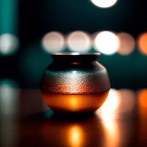 Vibrant Cup Design with Glowing Lighting