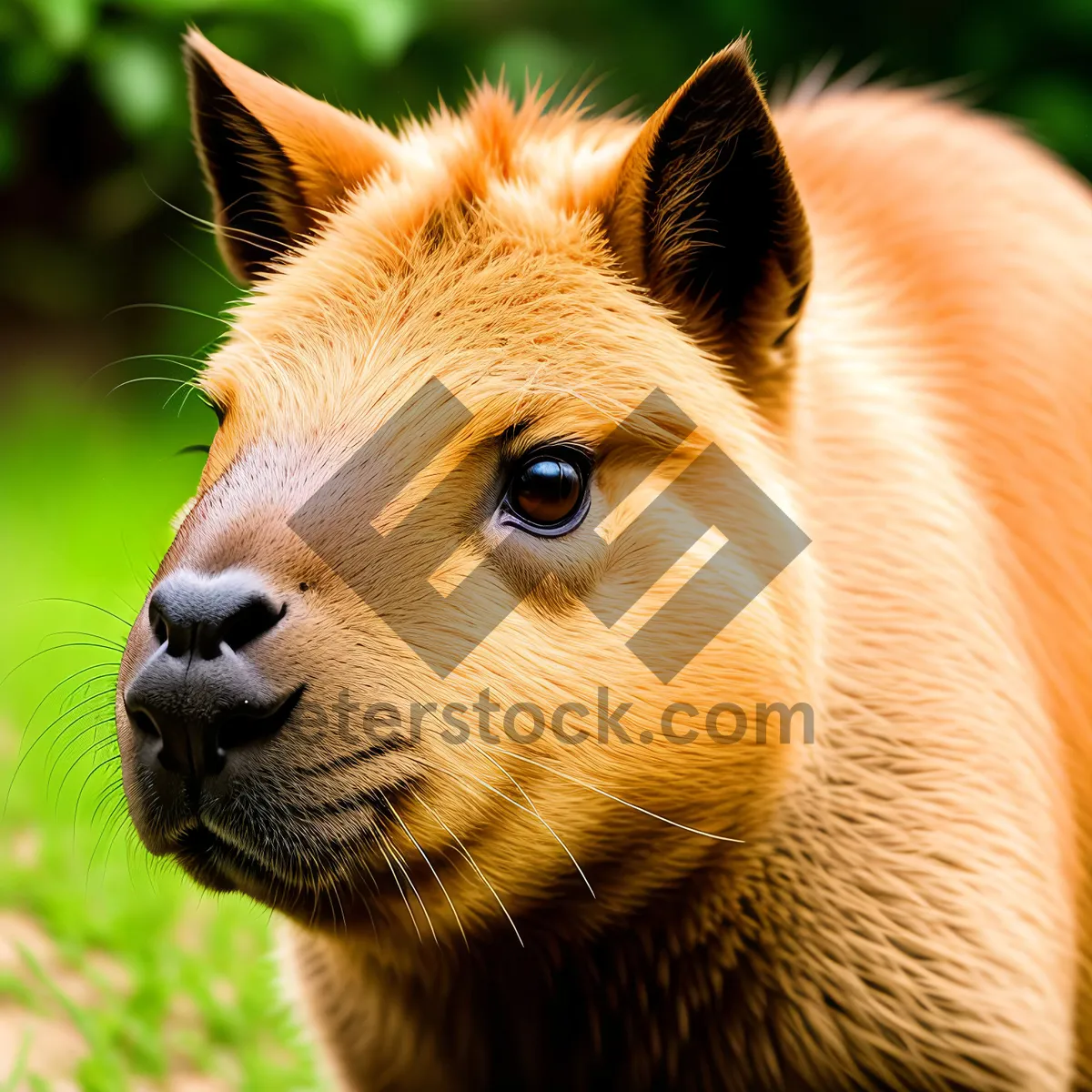 Picture of Fluffy Brown Feline Beauty