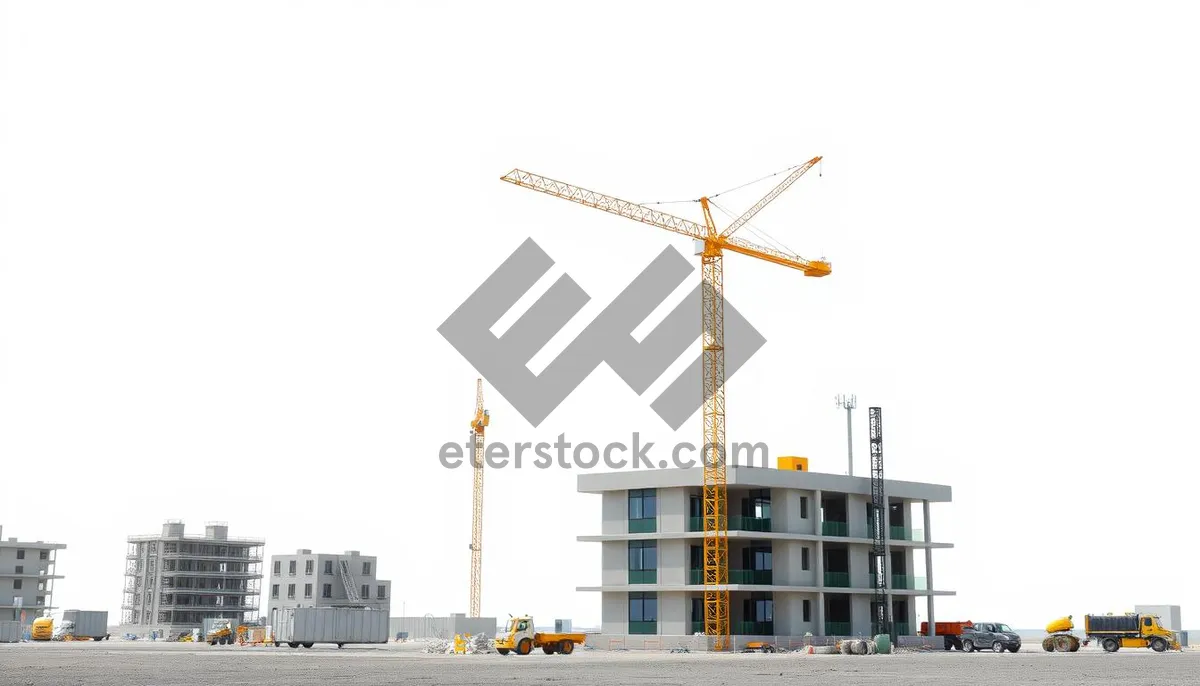 Picture of Urban Tower Crane at Construction Site