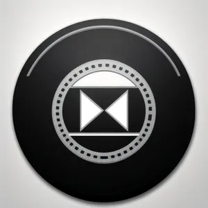 Shiny Japan Round Button Icon Design