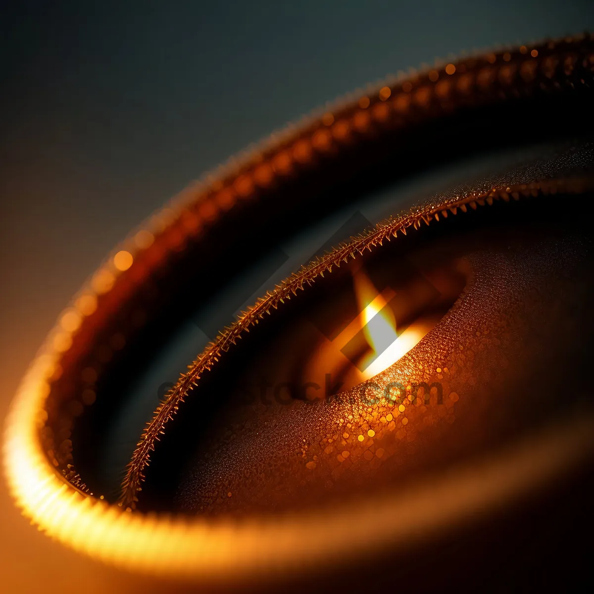 Picture of Fiery Glow: Illuminating Black Wire Device in the Dark