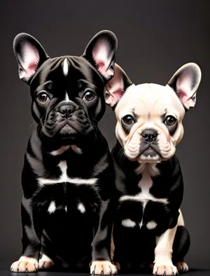 Puppy Bulldog: Cute and Wrinkled Canine Companion