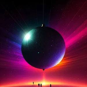 Glowing Starry Fantasy Night Sky Wallpaper