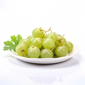 Fresh grape cluster for a healthy snack option.