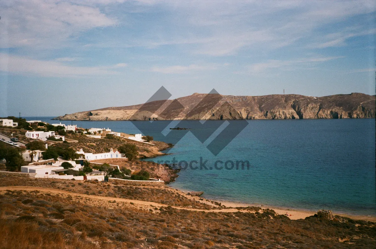 Picture of Sunny Beach Cape on Seaside Cliff