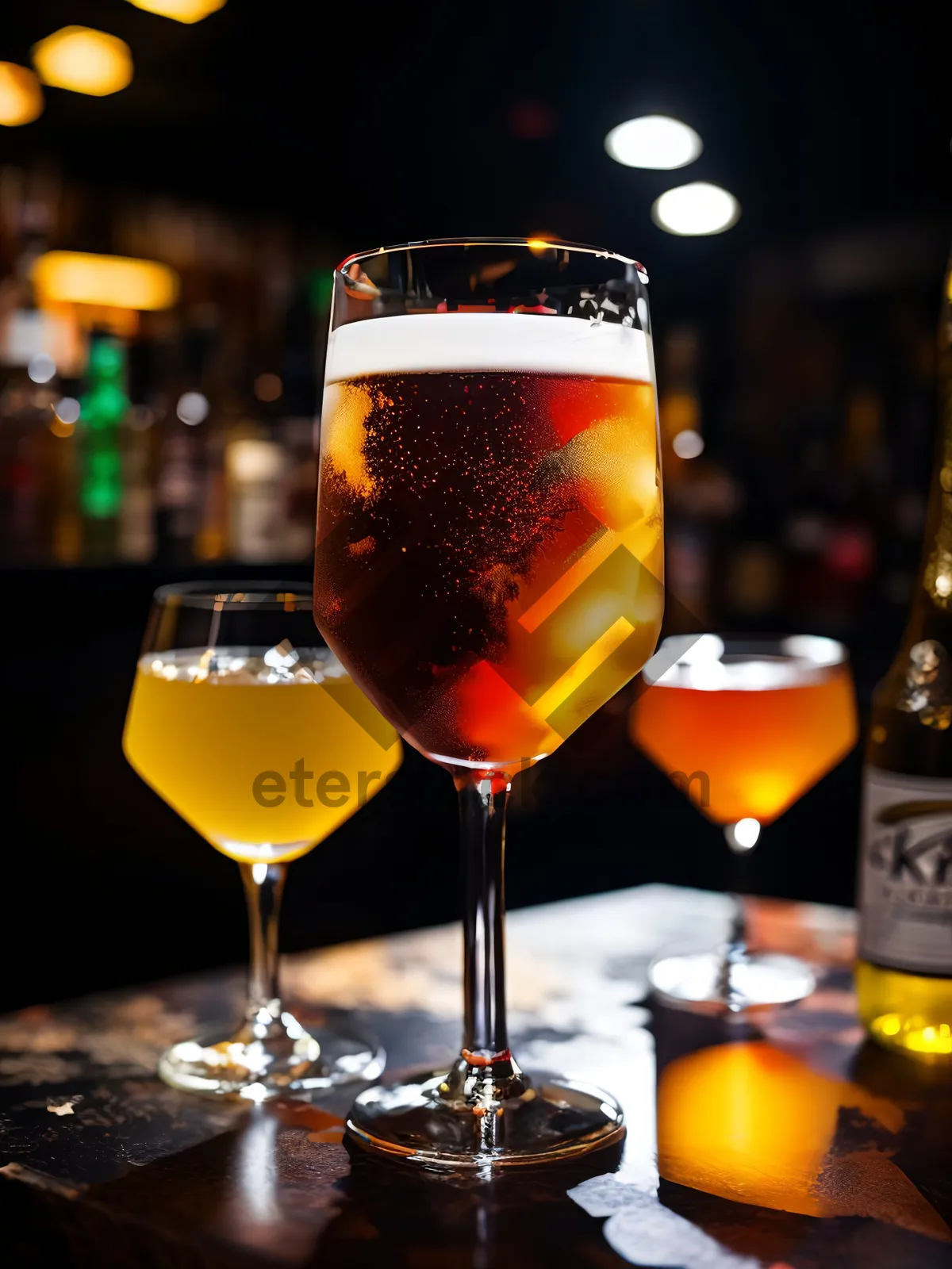 Picture of Cheers to a Wine-Filled Celebration at the Bar