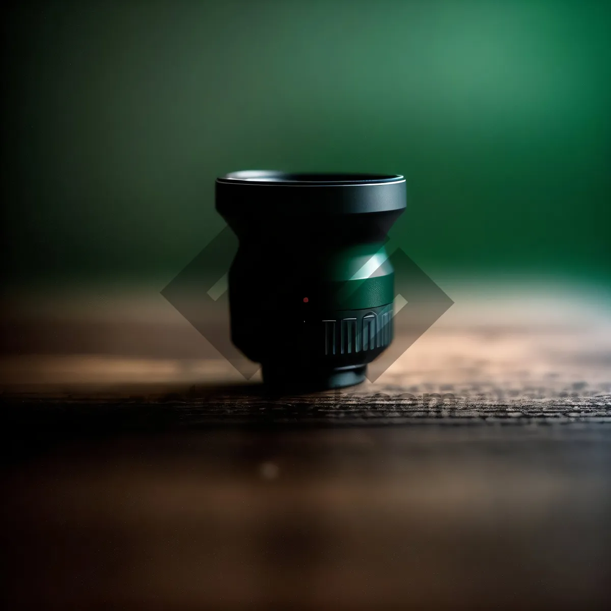 Picture of Empty Glass Bottle on Table