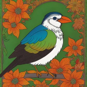 Grunge Floral Decorative Vintage Pattern Wallpaper