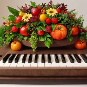 Farm-Fresh Salad Bursting with Vibrant Vegetables and Fruits