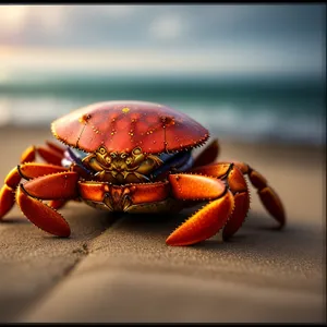 Crab Claw Delicacy: A Close-Up of Rock Crab Shell