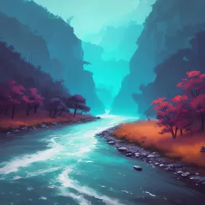 Serene Beachscape: A Relaxing Coastal Oasis