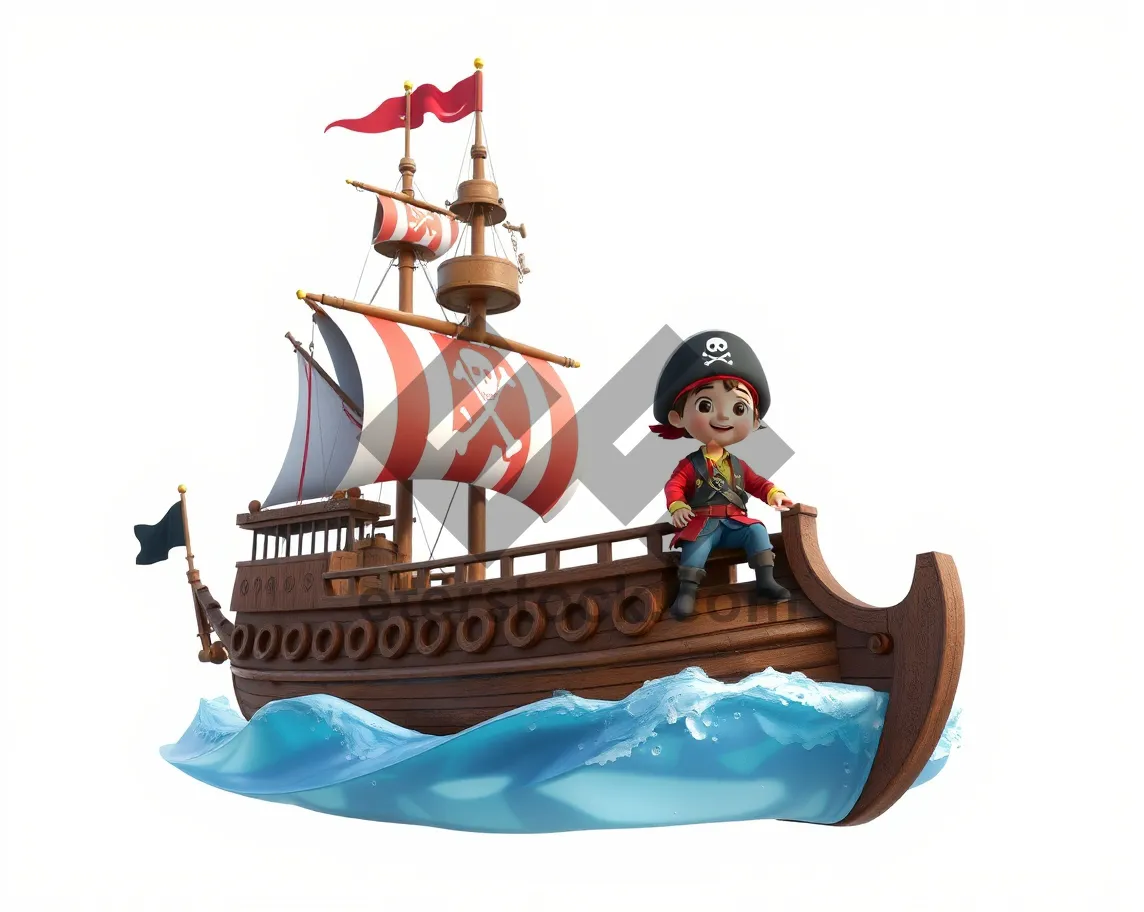 Picture of Colorful Cartoon Toy Plaything Art Illustration