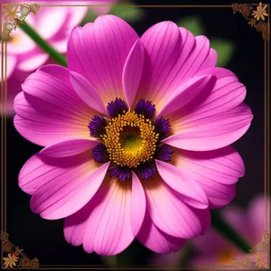 Picturesque Daisy Blossom in Vibrant Pink