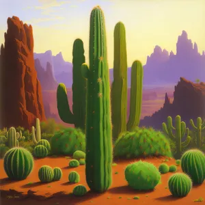 Saguaro Desert Cacti: Majestic Icons of Desert Landscapes