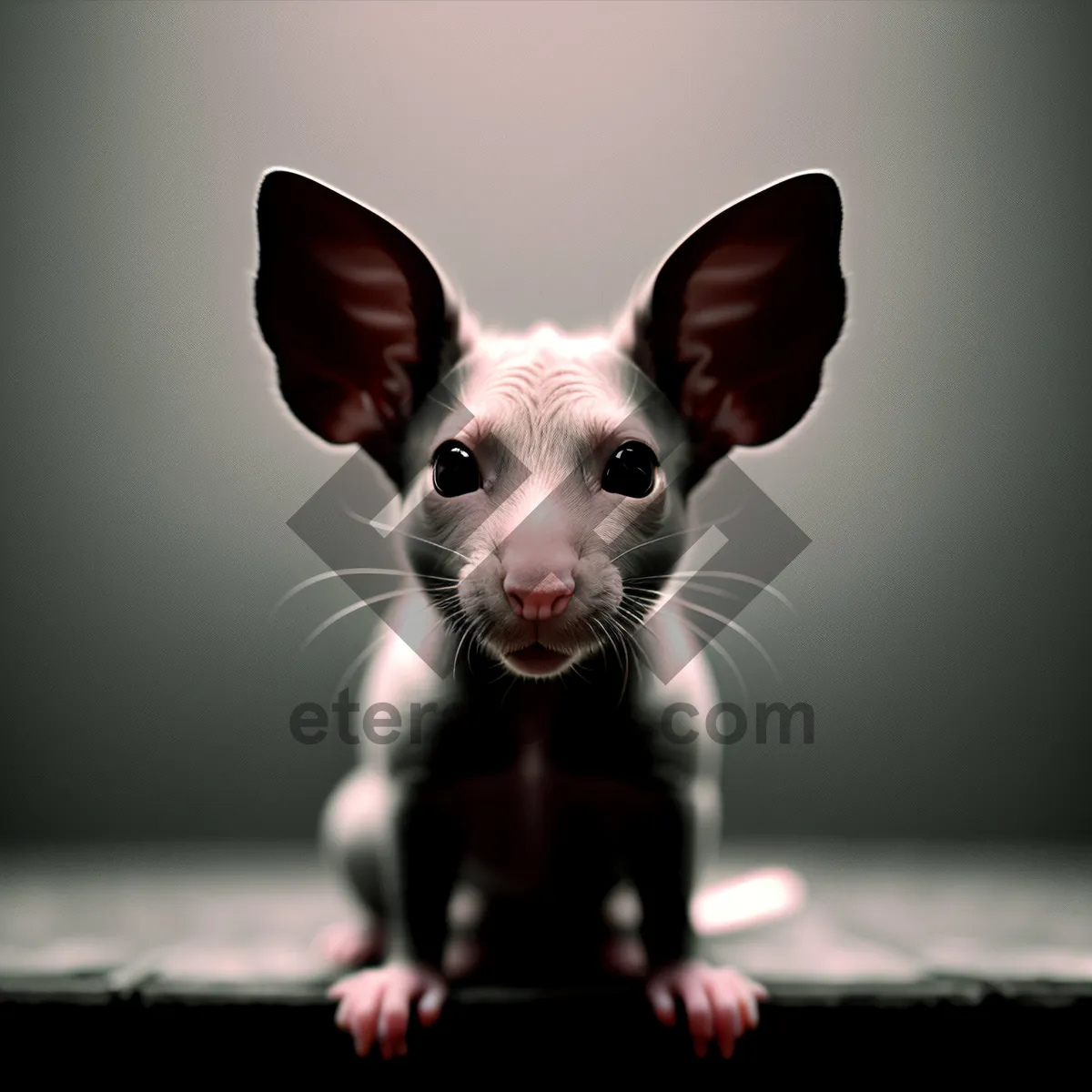 Picture of Adorable Chihuahua Kitty - Studio Portrait with Funny Ears