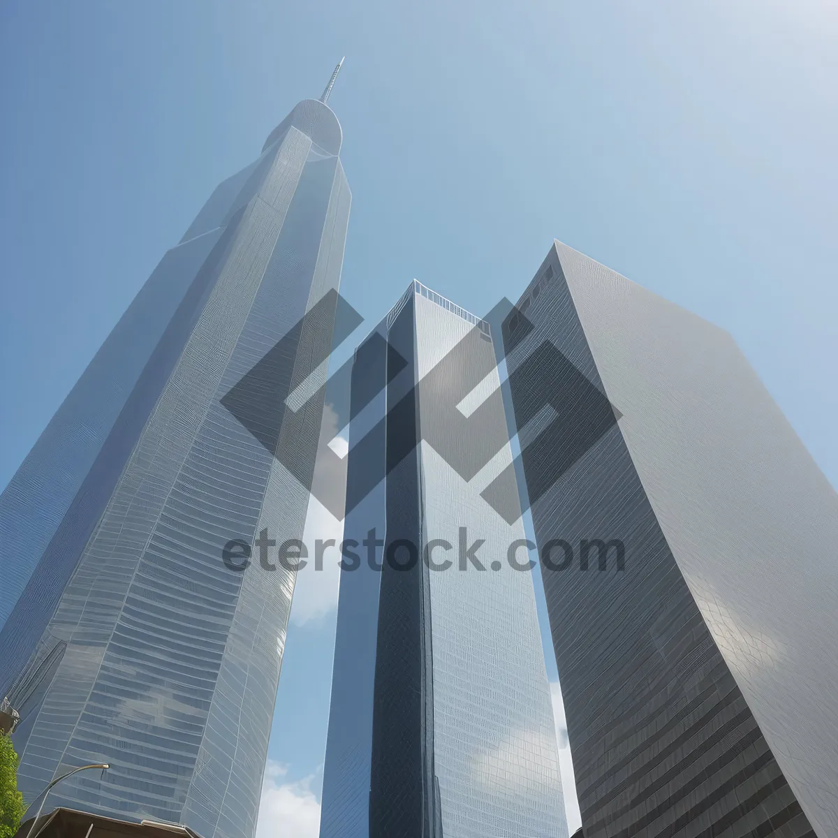 Picture of Urban Skyscraper in Modern Downtown Cityscape