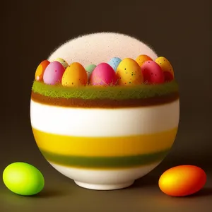 Colorful Egg Candy - Sweet Confectionery Delight