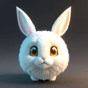 Fluffy Bunny with Sweet Whiskers