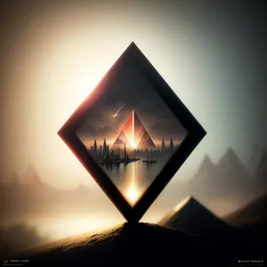 Sparkling 3D Gemstar Icon