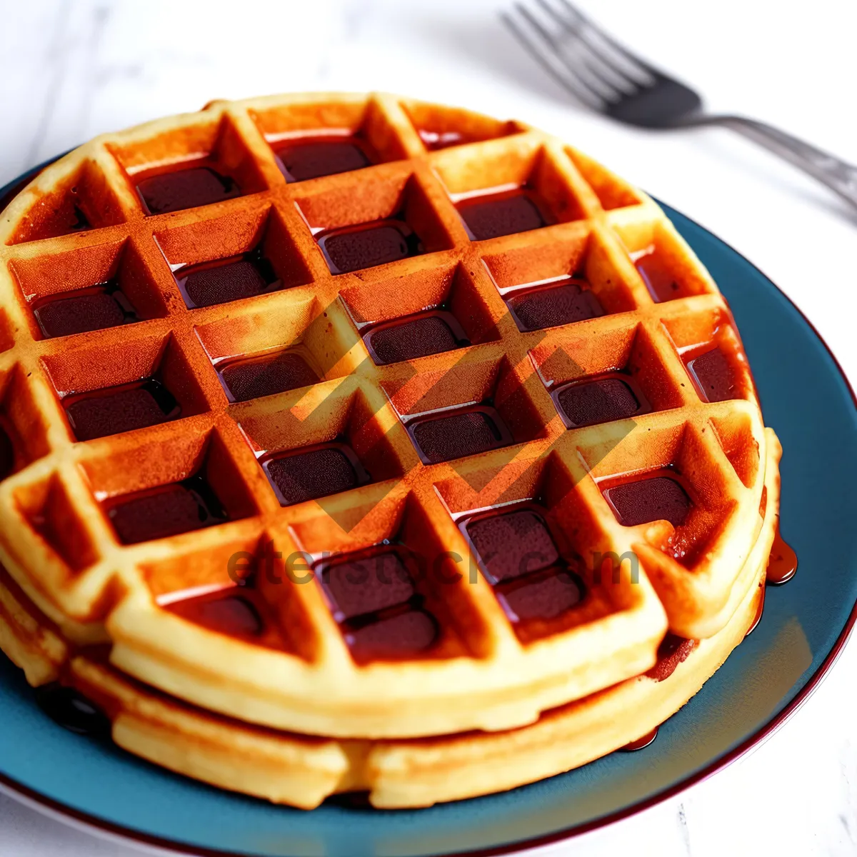 Picture of Delicious Chocolate Trivet-Base Dessert Plate