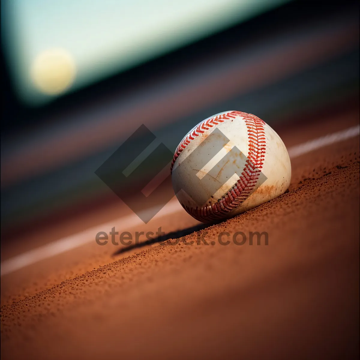 Picture of Leather baseball glove for intense sport action.