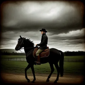 Equestrian Stallion Sporting Stock Saddle