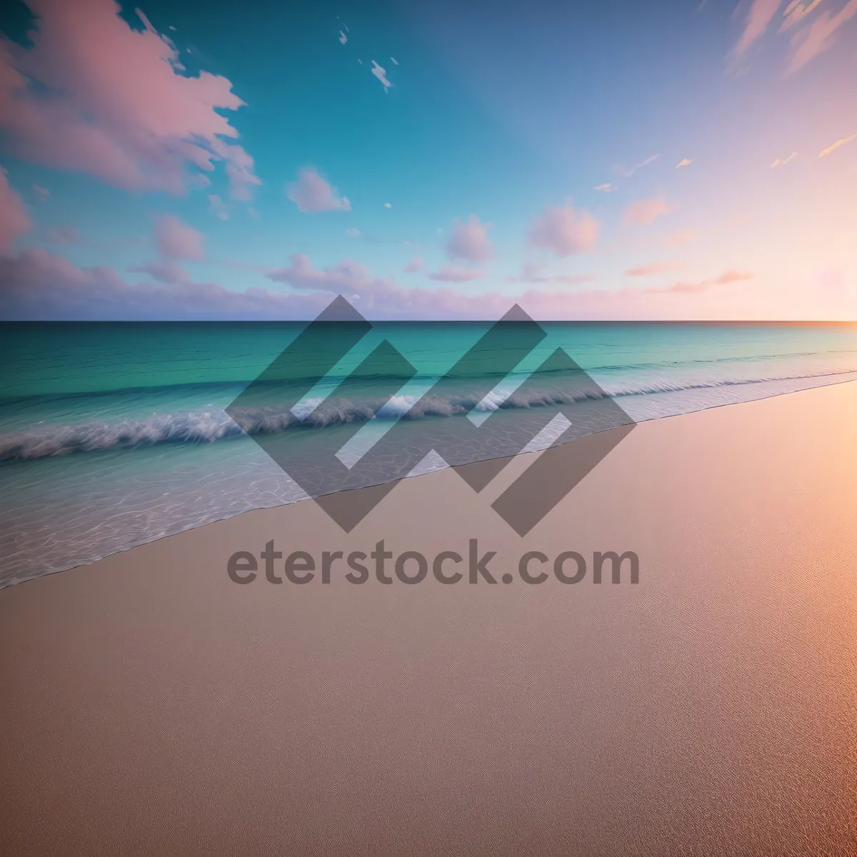 Picture of Serene Sunset Beach Escape