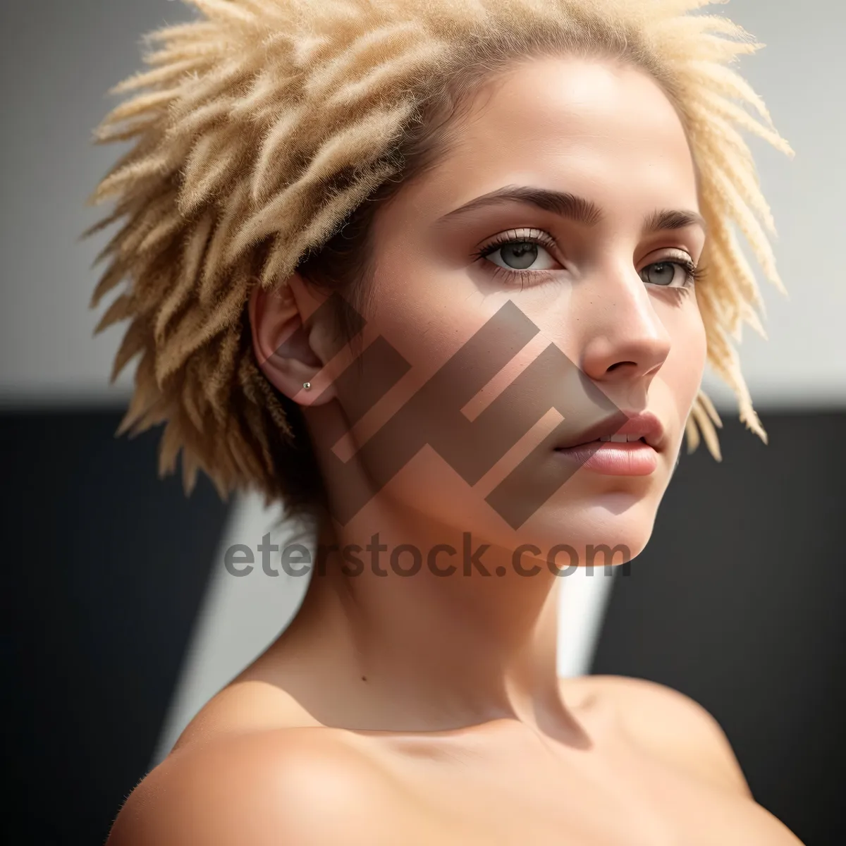 Picture of Flawless Beauty: Portrait of a Stylish Afro-Beaut
