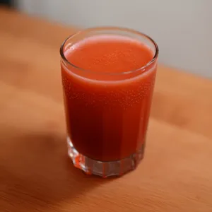 Refreshing Fruit Cocktail in Chilled Glass