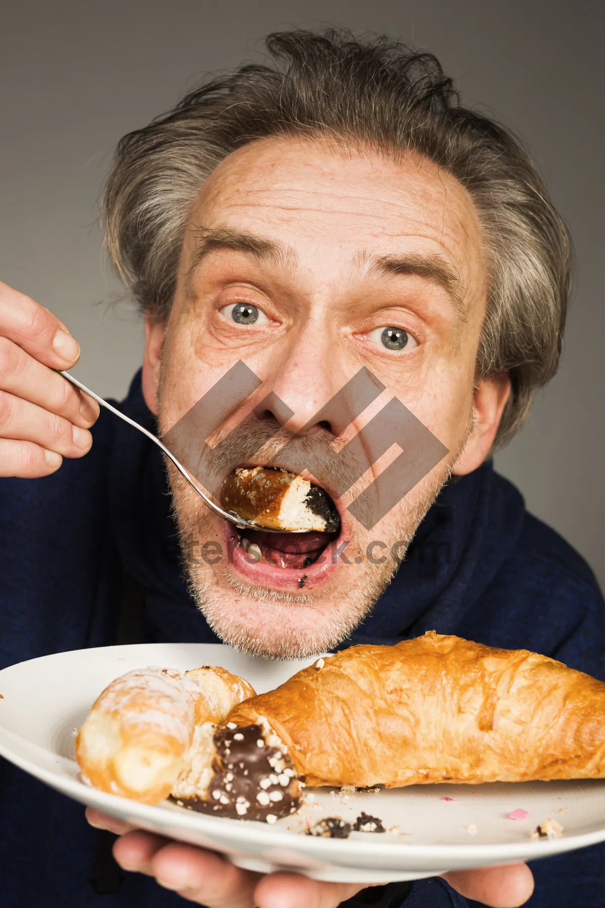 Picture of Happy senior couple enjoying a dinner together.