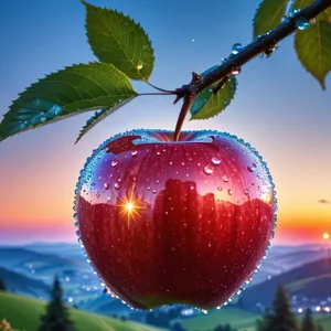 Fresh Cherry Berry Apple Snack Delicious and Healthy