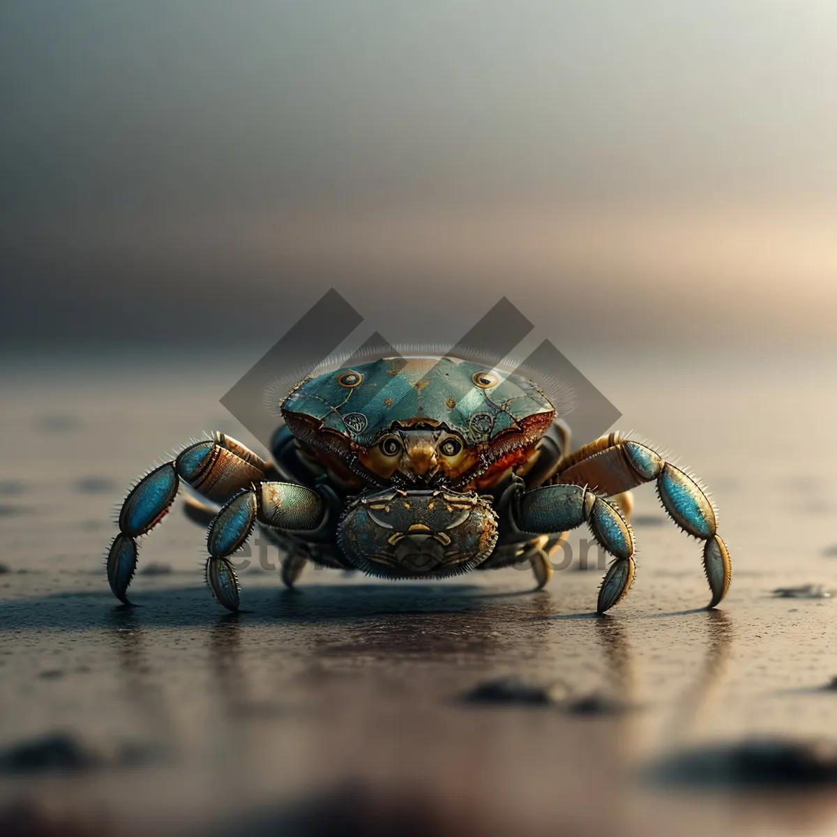 Picture of Rock Crab - Majestic Crustacean in Action