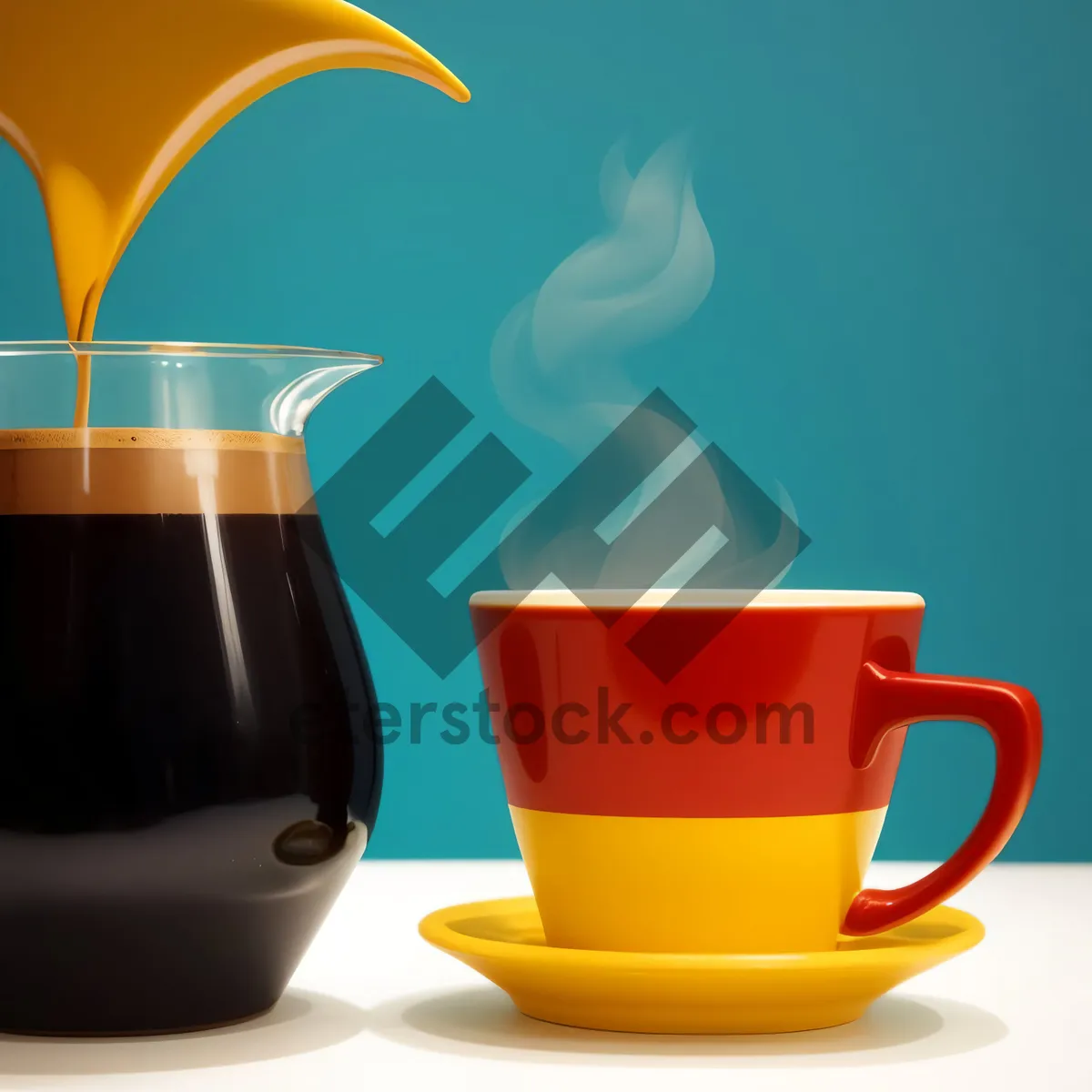 Picture of Delicious morning brew in a cozy mug."
"Refreshing tea in a classic cup."
"Hot cup of energizing coffee."
"Invigorating beverage served in a stylish mug."
"Satisfying breakfast with a steaming cup of tea.