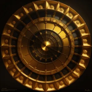 Pendulum Coil Clock on Dome Structure