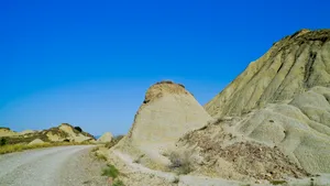 National Park Landscape View with Majestic Mountains