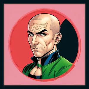 Cartoon Fashionable Man Art