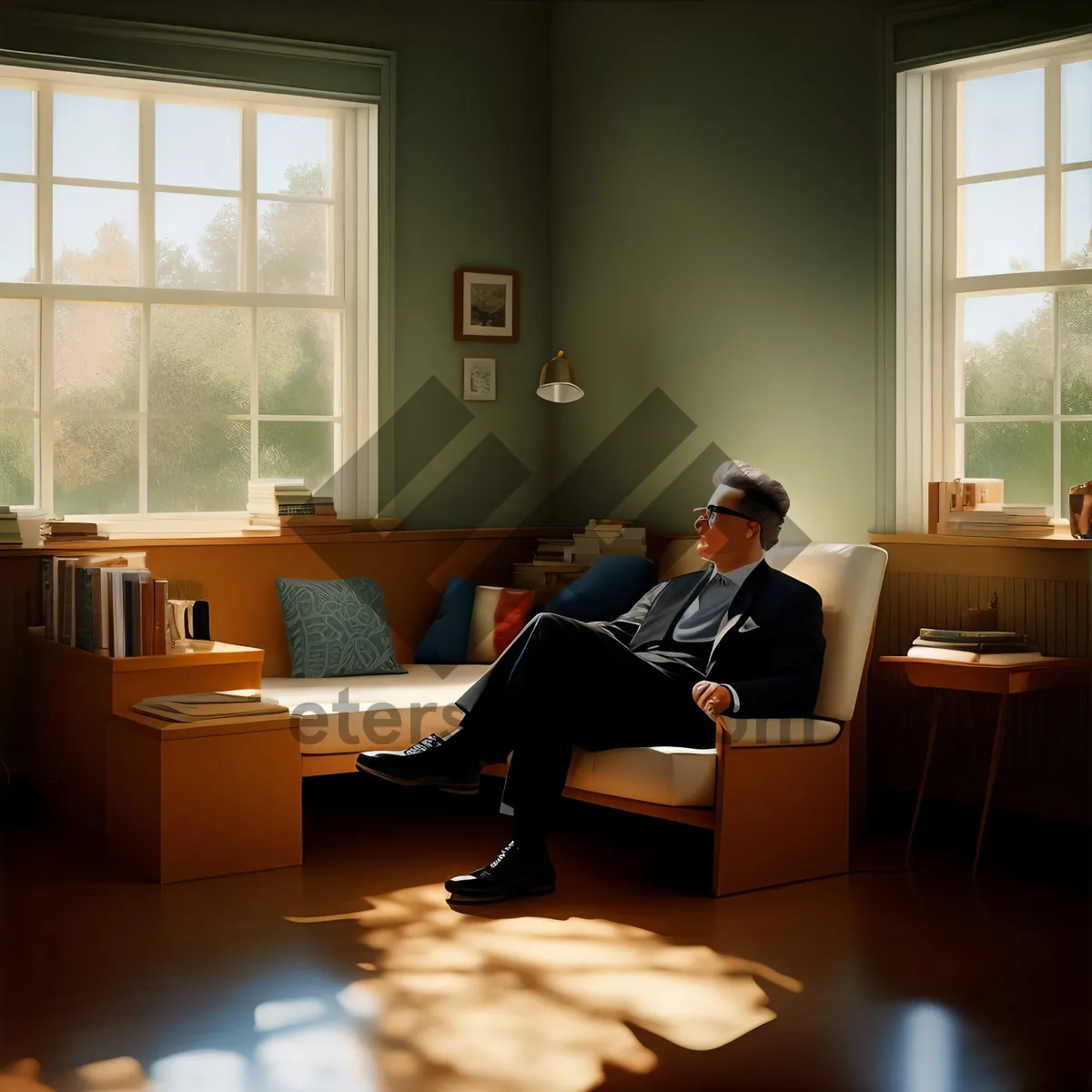 Picture of Professional team working together in office meeting