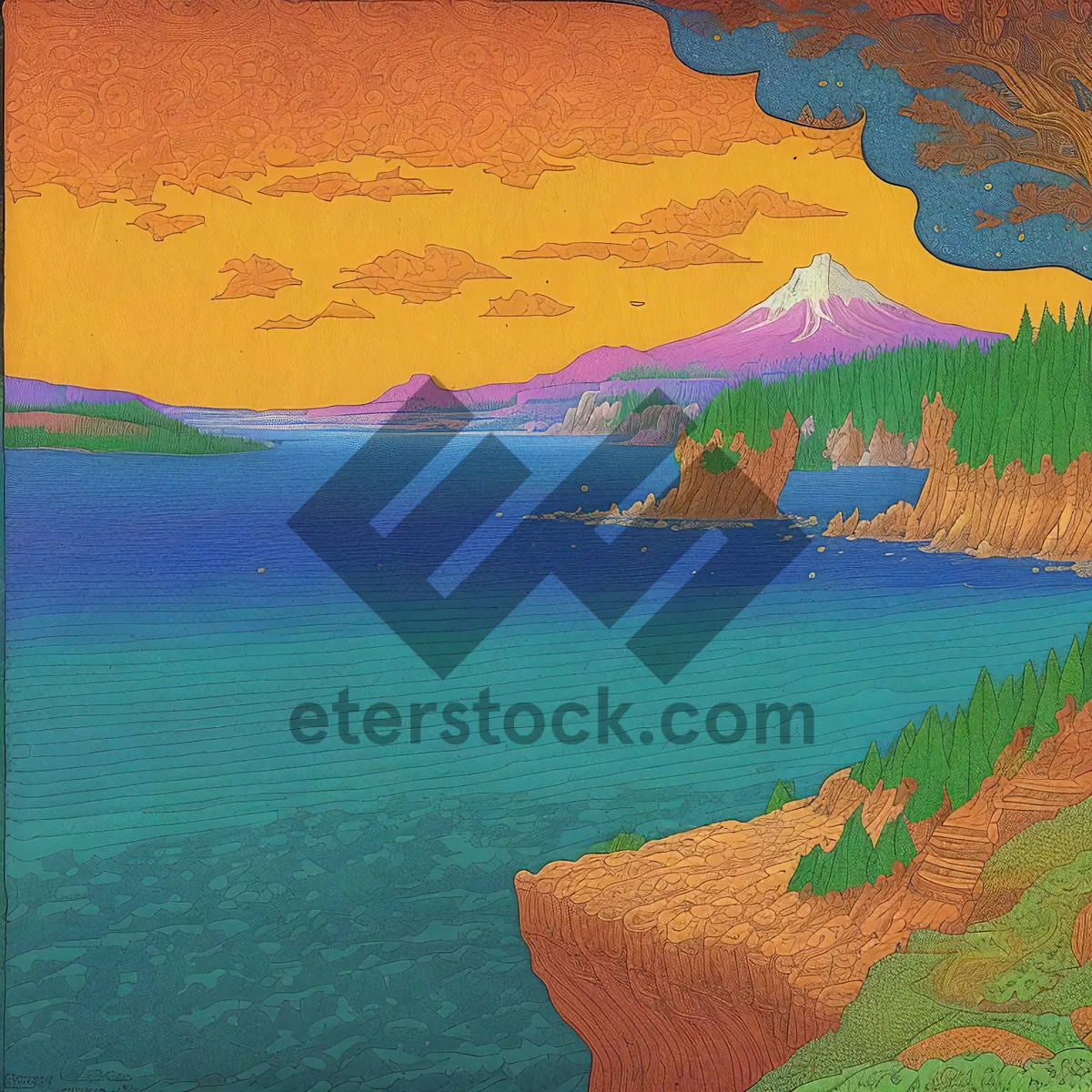 Picture of Serene Beachscape: Exquisite Coastal Bliss with Azure Waters