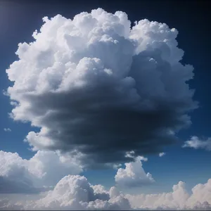 Clouds of Serenity: A Sunlit Summer Sky