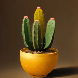 Fresh Spring Vegetable Gumbo with Yellow Cactus Flower