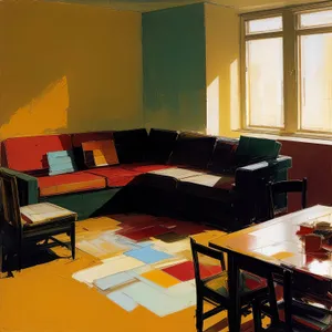 Modern luxury interior design with comfortable furniture