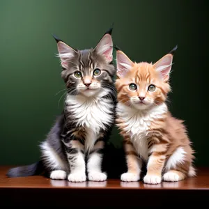 Charming Tabby Kitty with Adorable Whiskers