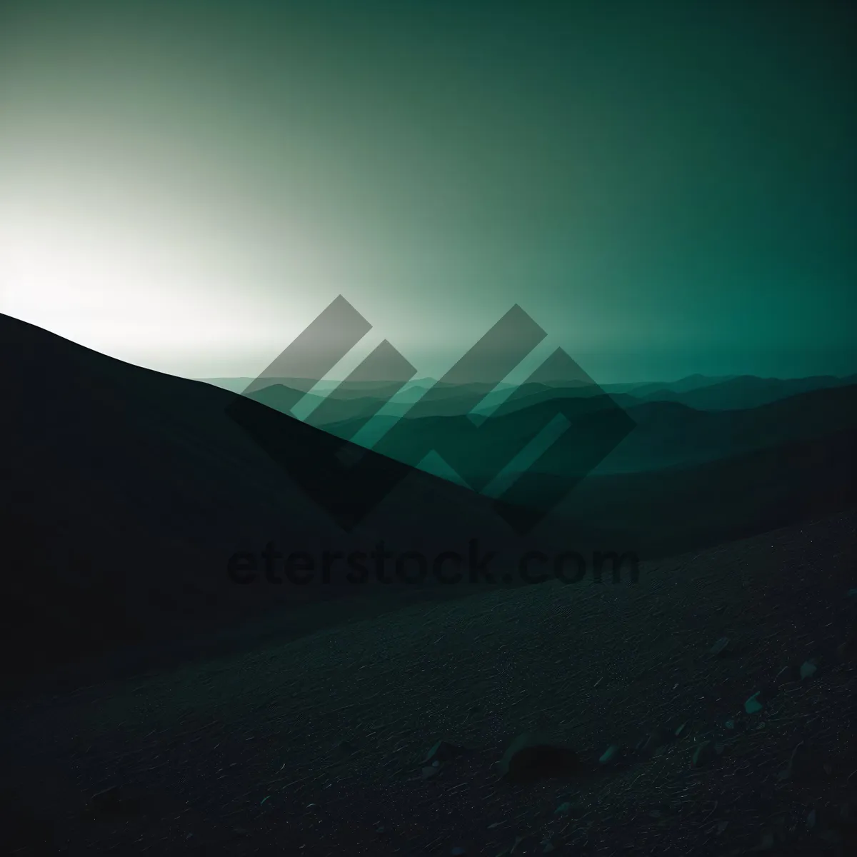 Picture of Serenity at Sunset: Majestic Mountain View