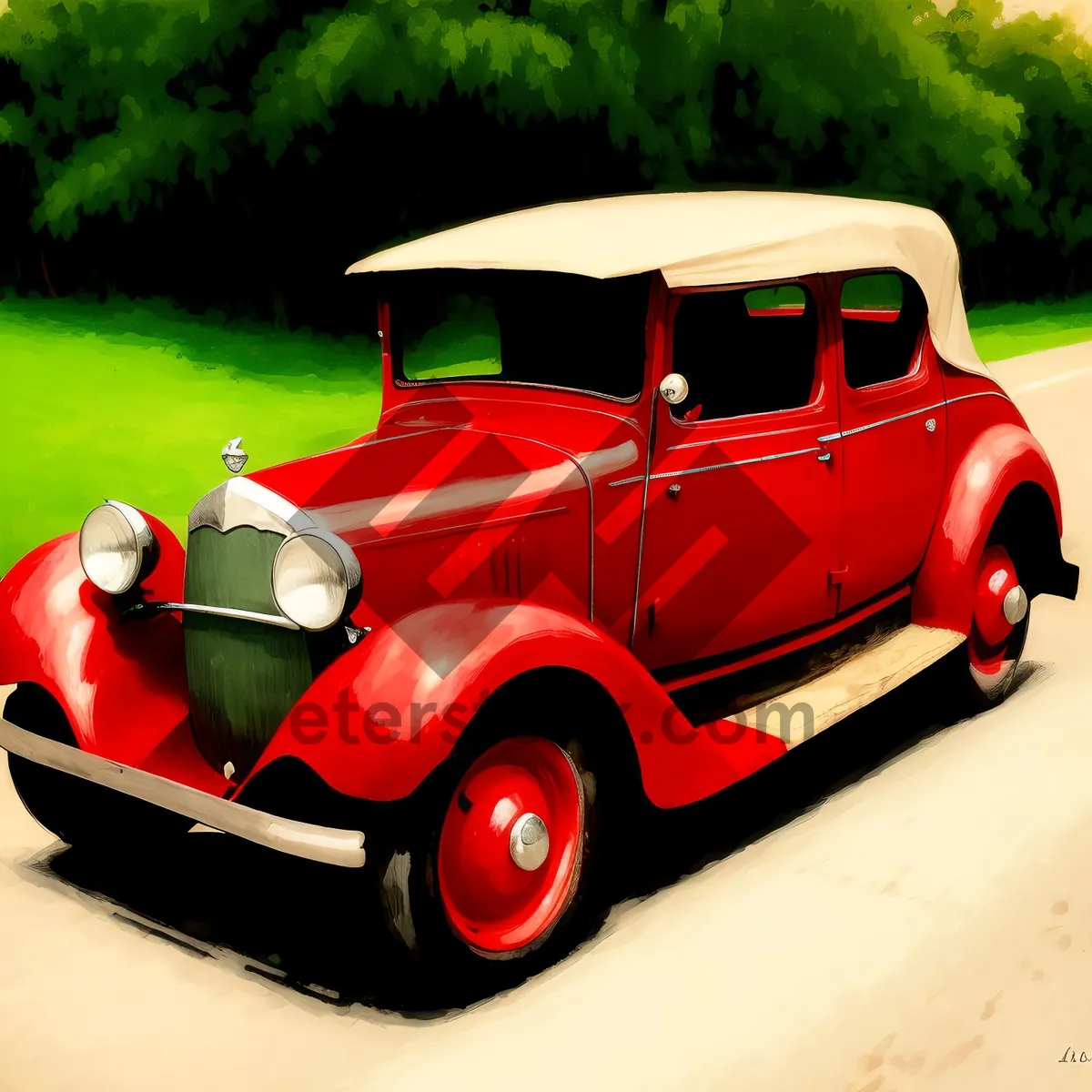 Picture of Vintage Rumble Seat Truck - Classic Speed and Style