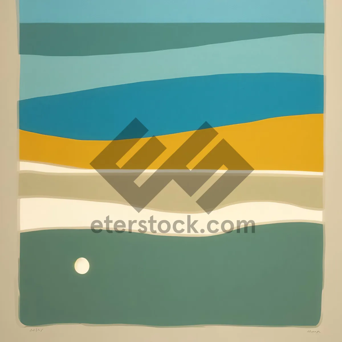 Picture of Modern Graphic Wave Design - National Flag Template
