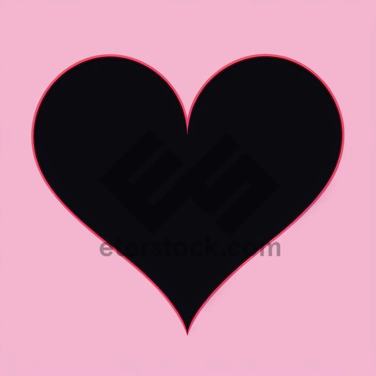 Picture of Romantic Valentine's Day Heart Icon